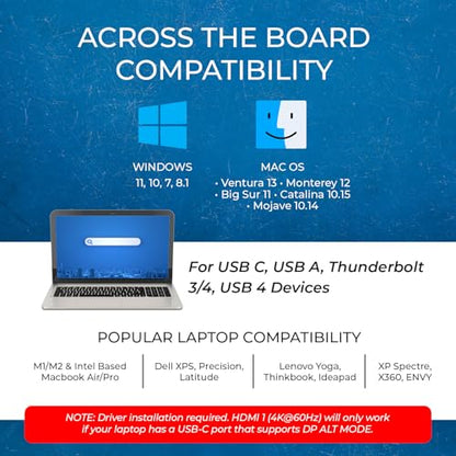 OREI SplitXtend USB C Docking Station Triple Monitor with 3xHDMI Ports, Thunderbolt 4 Dock, HDMI DisplayPort Hub, Dual Monitor HDMI Adapter Extend, USB C Splitter, 100W PD, SD Card Reader, 4K Output | Thunderbolt 4 Dock, HDMI DisplayPort Hub, Dual Monitor