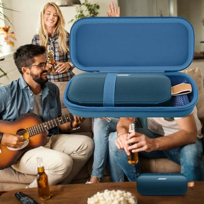 Aenllosi Hard Case for Bose SoundLink Flex 2nd Gen Speaker, Twilight Blue | EVA Hard Shell, Drop Resistant Protection, Water Resistant Protection, Dust Proof Protection, Protective Case Only - color: Twilight Blue, style: Hard Case for Bose SoundLink Flex