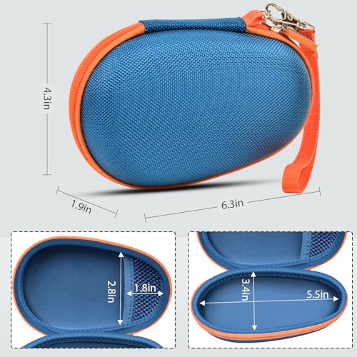 Carrying Case for JBL Clip 5 and for JBL Clip 4 Speaker - color: Blue