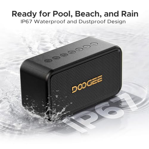 Field Rush Portable Speakers, 130W Peak Wireless Speaker with 2.1 Stereo Sound, Big Sound and Deep Bass, 28H Playtime Outdoor Speaker, IP67 Waterproof, TWS Pairing EQ Modes for Home/Party/Beach Black - color: Black