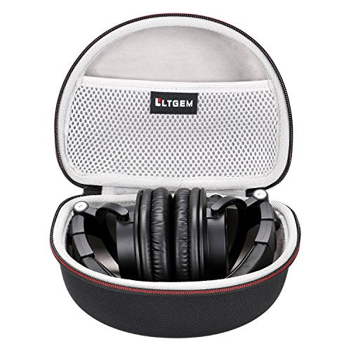 Case for Audio-Technica ATH-M50X/M40x/M30x/M50XBT2/M50xSTS Headphone Gray | Hard Carrying Travel Case for Audio-Technica Headphone - color: 1.Black+Grey