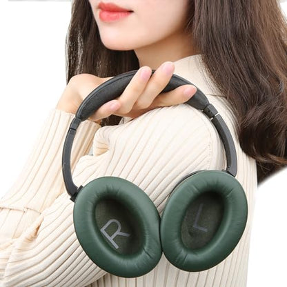 Ear Cushions for Bose QuietComfort 45 QC35 QC35ii QC25 QC15 Cushion Kit Replacement Earpads with Upgraded Memory Foam (Cypress Green) - color: QC45 Green