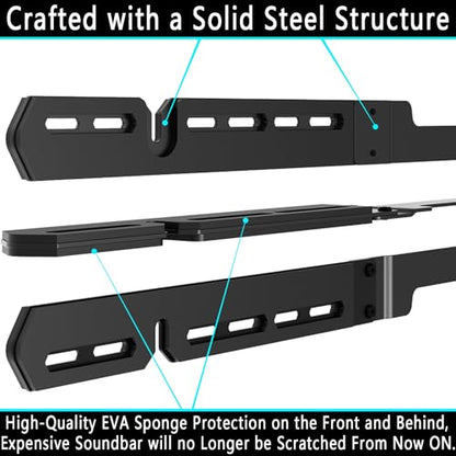 Wall Mount for Sonos Arc Soundbar and Sonos Arc Ultra (Black)