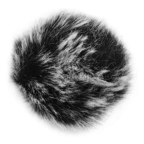 Andoer Clip-on Lavalier Microphone Windscreen Furry Windshield Mic Muff Compatible with Boya M1 and Other Most Lapel Microphones