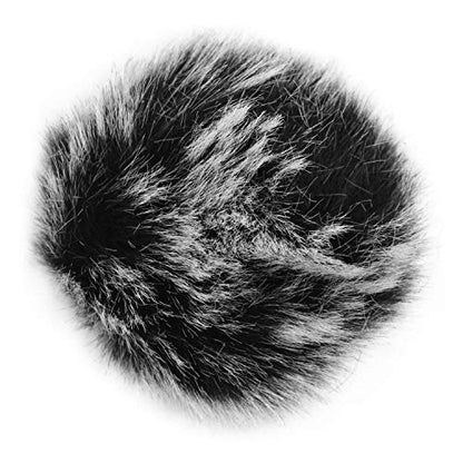 Andoer Clip-on Lavalier Microphone Windscreen Furry Windshield Mic Muff Compatible with Boya M1 and Other Most Lapel Microphones