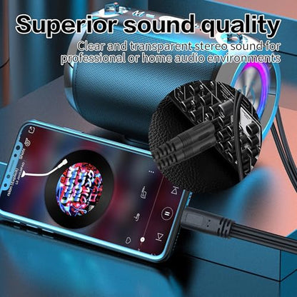 YACSEJAO USB C to 6.35mm TS Audio Cable,1m USB Type C Male to Dual 6.35mm Mono Male 1/4 inch Stereo Splitter Cable for Phone,Laptop,Amplifier,Mixer (Straight) - style: Straight