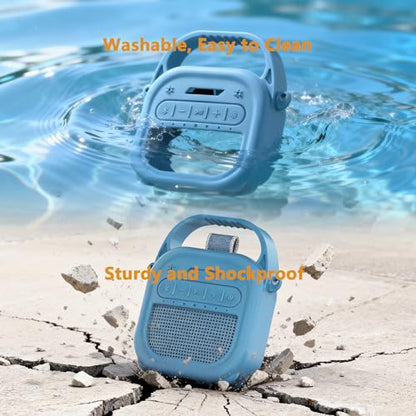 Silicone Cover Case for Bose SoundLink Micro 2 Bluetooth Speaker, Blue - color: Blue Case