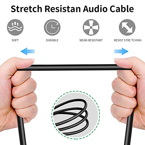 XLR Female to Dual 1/4 inch Y Splitter Cable,Female XLR to Double 6.35mm Mono TS Plug Mic Audio Converter Adapter Cord - 6.6 feet - size: 6.6 Feet