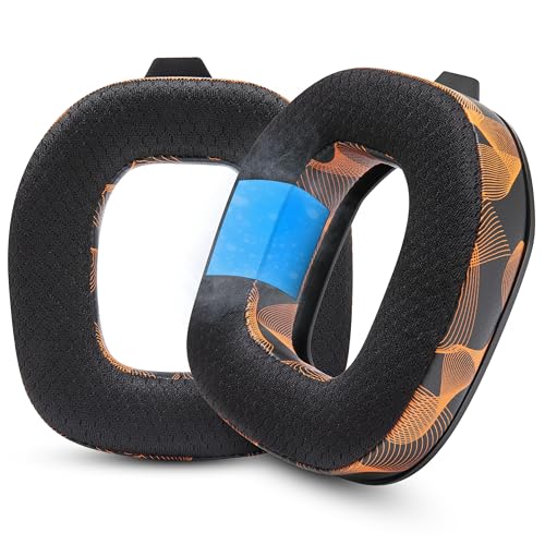 WC Freeze A50 - Cooling Gel Earpads for Astro A50 Gen 4, Gen 5 & A50X | Made by Wicked Cushions | Improved Durability, Thickness & Sound Isolation | Kinetic Wave - color: Kinetic Wave