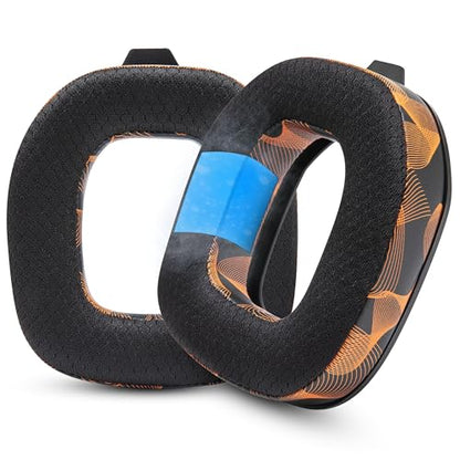 WC Freeze A50 - Cooling Gel Earpads for Astro A50 Gen 4, Gen 5 & A50X | Made by Wicked Cushions | Improved Durability, Thickness & Sound Isolation | Kinetic Wave - color: Kinetic Wave