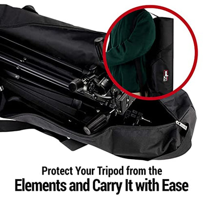 VidPro TC-22 Zippered Carrying Case 22" Long with Shoulder Strap and Carry Handle for Scopes Tripods and Light Stands and Other Equipment - size: 22" Long