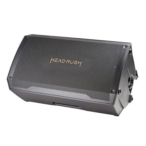 HeadRush FRFR112 MKII 2500W Electric Guitar Amplifier for Modellers | Full-Range Flat-Response 12" Floor Wedge Speaker with Bluetooth for Multi-FX and Amp Modeling Processors - size: 12-inch