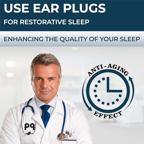 Peace&Quiet | PQ Wax Ear Plugs for Sleeping, Swimming - Soft Noise Cancelling Silicone Gel Wax Earplugs for Sleep and Swimmers, Sound Blocking Level of 32 Db, Color: Blue - color: Blue