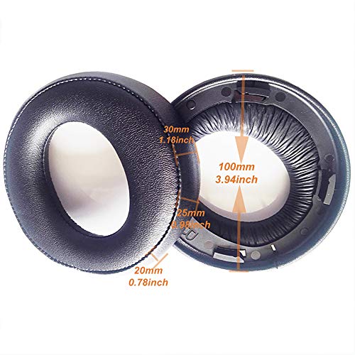 CECHYA-0083 Replacement Ear Pads Ear Pads for Sony Gold Wireless PS3 PS4 7.1 Virtual Surround Headphones (Black) - color: black