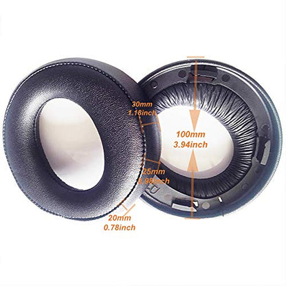 CECHYA-0083 Replacement Ear Pads Ear Pads for Sony Gold Wireless PS3 PS4 7.1 Virtual Surround Headphones (Black) - color: black