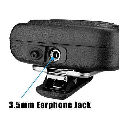 Retevis IP54 Waterproof Heavy Radio Microphone, 1 Pack | Police Walkie Talkie Shoulder Mic,for RT22/H777/RT21/RT68/RT86,Compatible with BAOFENG,Kenwood,BTECH,Rotatable Clip - style: Without AI Noise Reduction