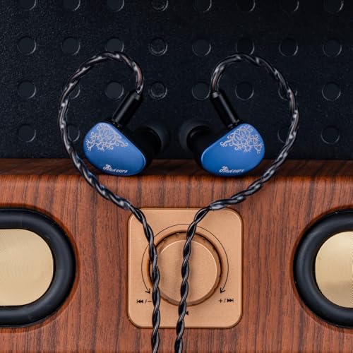 Kiwi Ears Cadenza II in Ear Monitor, 10mm Titanium Dynamic Driver IEM Earphone + Kiwi Ears SONICAP Waterproof IEM Hard Case
