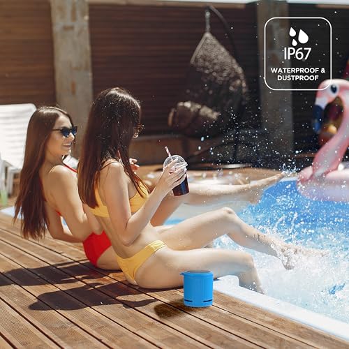Altec Lansing HydraMicro - Waterproof Bluetooth Speaker, Lightweight & Portable Speaker for Travel & Outdoor Use, Royal Blue - color: Royal Blue, style: HydraMicro
