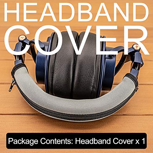 Replacement Headband Cover Compatible ATH M50X M50 M40X M40 M30X M20X Headphones (Silver) - color: Silver