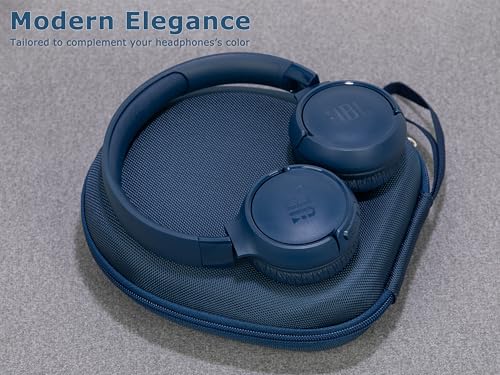 Ginsco Universal Headphone Case Compatible with JBL Tune 510BT 720BT, Sony WH-CH 720N/WH-CH520, with Sony/JBL/Soundcore Q20 Q30/BERIBES/TOZO/KVIDIO etc Wireless Headphones Navy Blue - color: Navy Blue