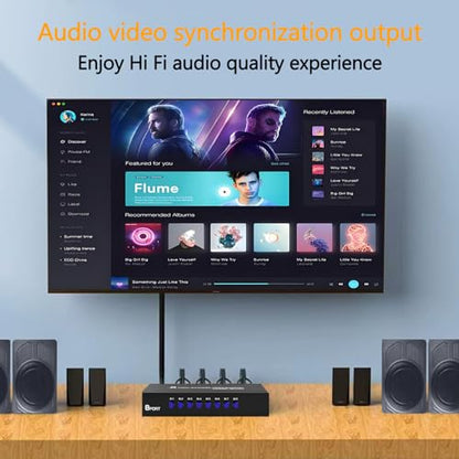8-Port AV Switch RCA Audio Video Switcher Selector 8 in 1 Out Audio Selector Box for DVD TV Box STB Game Consoles - size: 8 Port