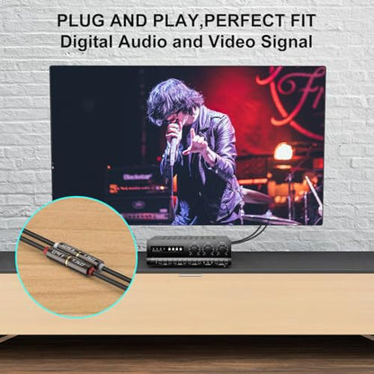 J&D 2 RCA Extension Cable, RCA Cable, Gold Plated Copper Shell Heavy Duty 2 RCA Male to Female Stereo Audio Extension Cable, 9 Feet - size: 9 Feet