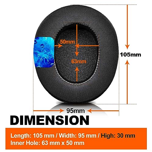 Nova Pro Wireless Replacement Ear Pads - Compatible with Steelseries Arctis Nova Pro Wireless by LTYIVABHTTW I Improved Durability & Sound (Hybrid Cooling Gel Fabric)