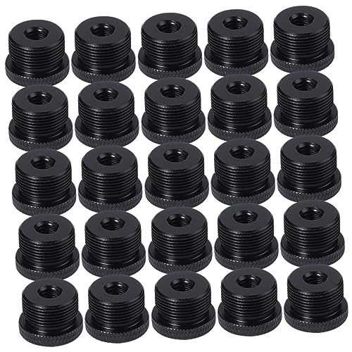 30pcs Microphone Stand Adapter 3/8 to 5/8 Male Screw Converter Aluminum Shock Mount Mic Thread Adapter Set for Camera Tripod and Mic Boom Stand