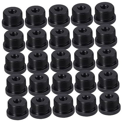 30pcs Microphone Stand Adapter 3/8 to 5/8 Male Screw Converter Aluminum Shock Mount Mic Thread Adapter Set for Camera Tripod and Mic Boom Stand