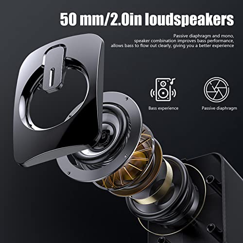 Mini Computer Speaker Stereo Less Distortion USB Powered Wired Small Speaker for for Desktop PC Laptop,Laptop Desktop Gaming Stereo Speaker Computer Speakers