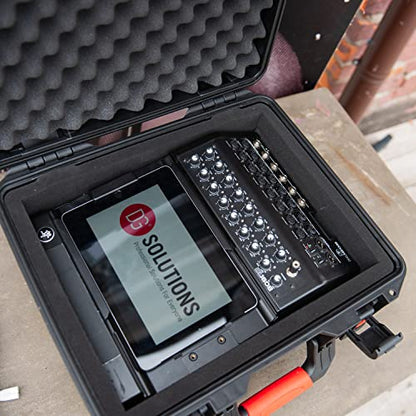 Small Medium Hard Case with Wheels and Pick'n'UP Foam | Protective Carrying case Gun, in-Ear, Wireless System or Camera Set - style: № 80-04 Int: 17.13 X 13.19 X 10.71 In.