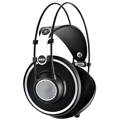 AKG Pro Audio 2458X00190 (K702) Over-Ear, Open-Back, Flat-Wire, Reference Studio Headphones,Black