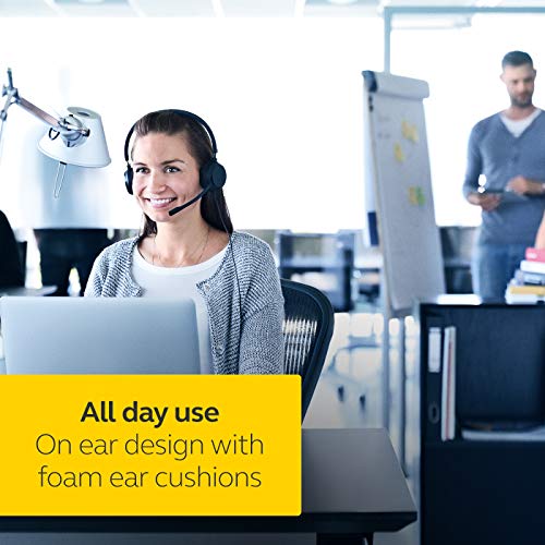 Jabra Evolve 20 MS Teams Wired Headset, Mono Telephone Headset for Greater Productivity, Superior Sound for Calls and Music, USB Connection, All Day Comfort Design - size: Single-ear, style: Teams Certified