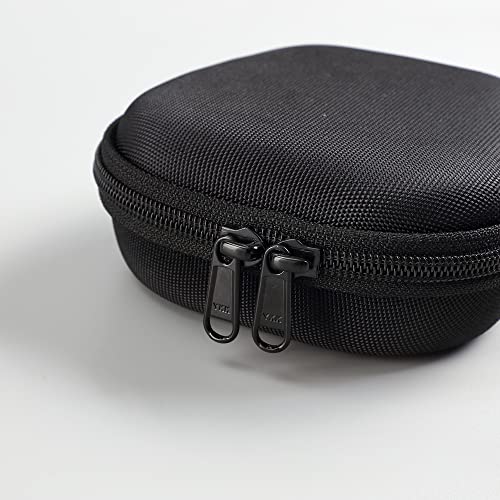 Hard Portable Protective Shell Skin Carrying Case for in-Ear Earphone Bag Decoding Headphone Amplifier Storage Box Cover (Black) - color: Black