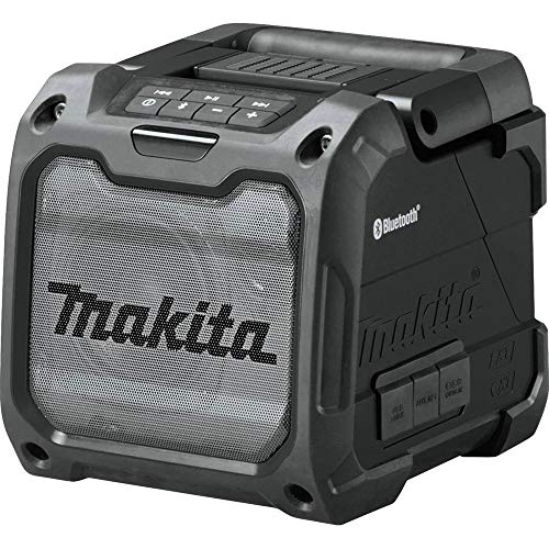 Makita XRM08B 18V LXT / 12V max CXT Lithium-Ion Cordless Bluetooth Job Site Speaker, Tool Only | Tool Only, Water- and dust-resistant construction, Power That Lasts
