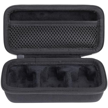 Aenllosi Hard Case for Rode ME/GO III/GO II Dual Channel Microphone, Black | EVA hard shell, Water-resistant design, Impact-resistant design, Protective case only - color: Black