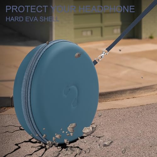 Hard Headphone Case for JBL Tune 510BT / 520BT Over-Ear Headphones, Blue - color: BLUE
