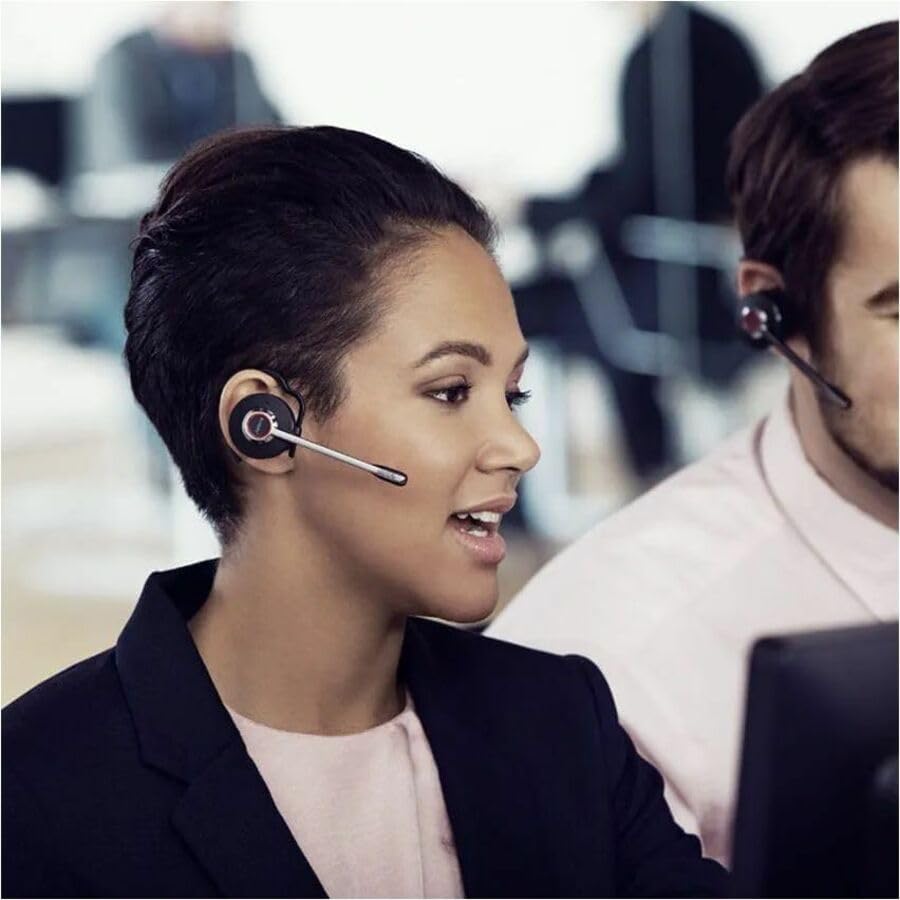 Jabra Engage 75 SE (Second Edition) Wireless Headset, Convertible – Telephone Headset with Industry-Leading Wireless Performance, Advanced Noise-Cancelling Microphone, All Day Battery Life - Black - style: Convertible