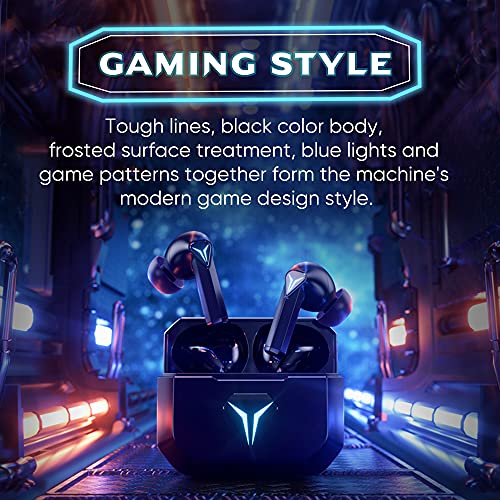 Wireless Earbuds Bluetooth 5.3 G100 Gaming Music Dual Mode,Deep Bass in-Ear Headphones,RGB Light Charging Case, Clear Call Earphones by Noise Canceling Mic ENC for iPhone Android Sumsung