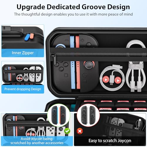 Fegliea Switch Carrying Case for Nintendo Switch 2