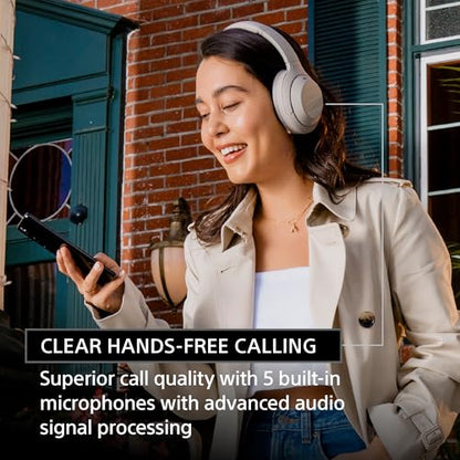 Sony WH-1000XM4 Wireless Premium Noise Canceling Overhead Headphones with Mic for Phone-Call and Alexa Voice Control, Black WH1000XM4 - color: Black