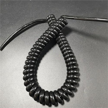 1pcs 8Core Spring Spiral Shielded Cable - 0.3sqmm Telescopic Wire (1 to 15m) - Durable & Flexible Coiled Extension Cord(Stretch 14Meters) - size: Stretch 14Meters