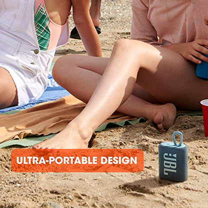 JBL Go 3 - Portable Mini Bluetooth Speaker, big audio and punchy bass, IP67 waterproof and dustproof, 5 hours of playtime, speaker for home, outdoor and travel (Camo) - color: Camo, style: GO3