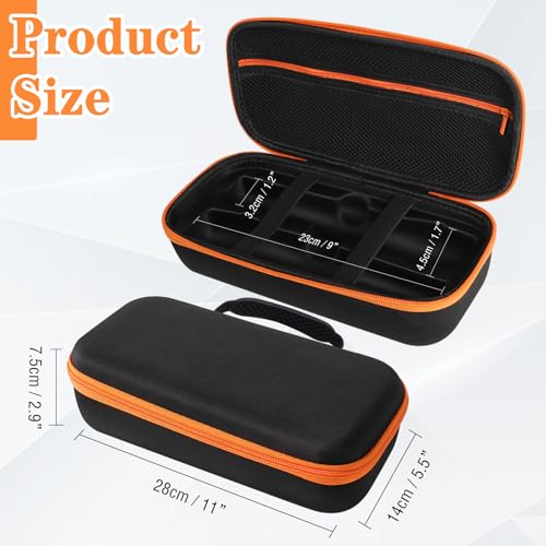 Wireless Microphone Case for 2, Fits JBL PartyBox, (Case Only)