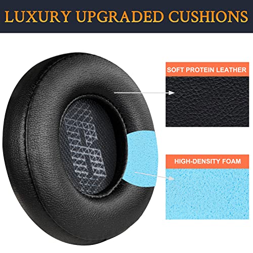 SOULWIT Earpads for JBL Live 460NC Headphones - Black - color: Black