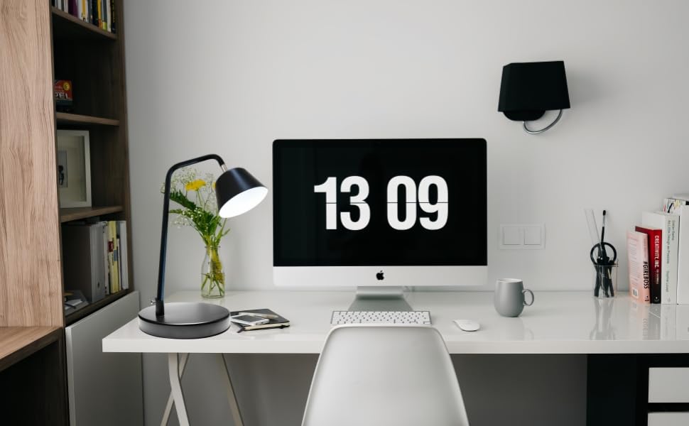 Desk Lamp Base: Round inches Mounting Stand for Desk Lamps,Magnifying Glass with Light,Mic Arm Desk Mount,Swing Arm Desk Lamp,for Home Office,Compatible for lk-1 cl-2 (Black) - color: Black