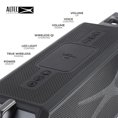Altec Lansing - Portable Bluetooth Speaker, Waterproof IP67