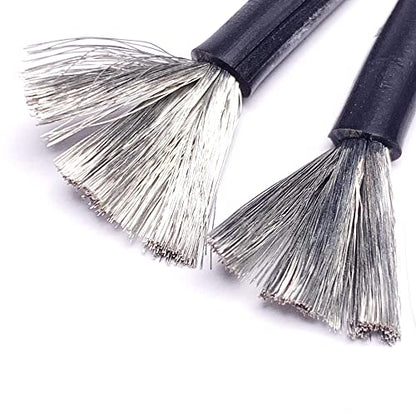CNCESS RCA to Banana Plug Silicone Wire Speaker Cable (12AWG, 3 Feet) - size: 12AWG 3 Feet
