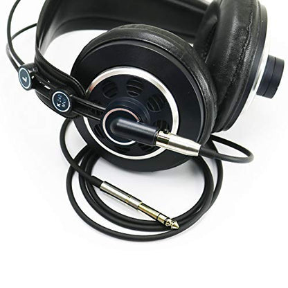 NewFantasia Replacement Audio Upgrade Cable Compatible with AKG K240, K240S, K240MK II, Q701, K702, K171, K141, K181, K271s, K271 MKII, M220, Pioneer HDJ-2000 Headphones 1.2meters/4feet - size: 4.0 ft
