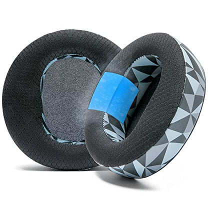 WC Freeze Maxwell Gen 1 - Cooling Gel Earpads for Audeze Maxwell 1 | Made by Wicked Cushions | Elevate Comfort, Durability, Thickness & Sound Isolation for Gaming | Geo Grey - color: Geo Grey